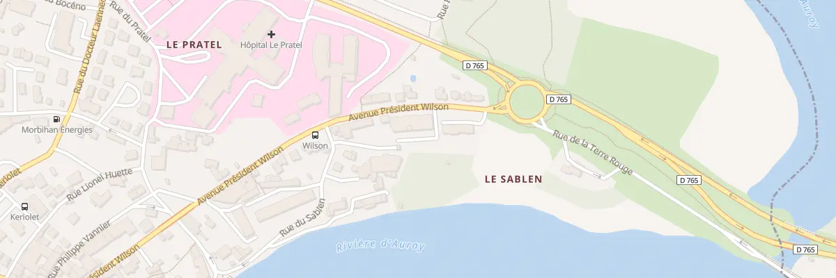Plan du 64 Av du President Wilson à Auray
