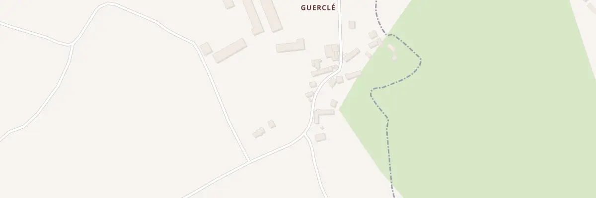 Plan du 8 Guerclé à Saint-Gildas