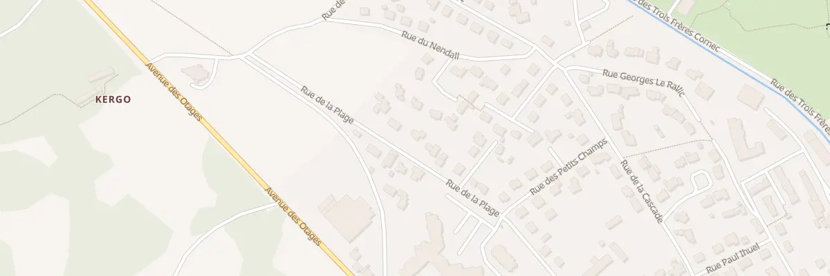 Plan du 42 Rue de la Plage à Pontivy