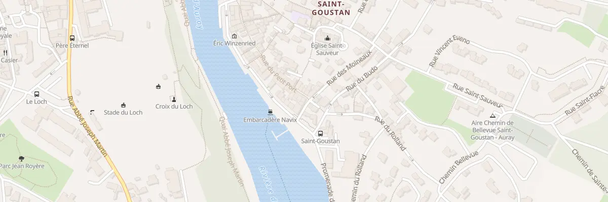 Plan du 30 Rue du Petit Port à Auray