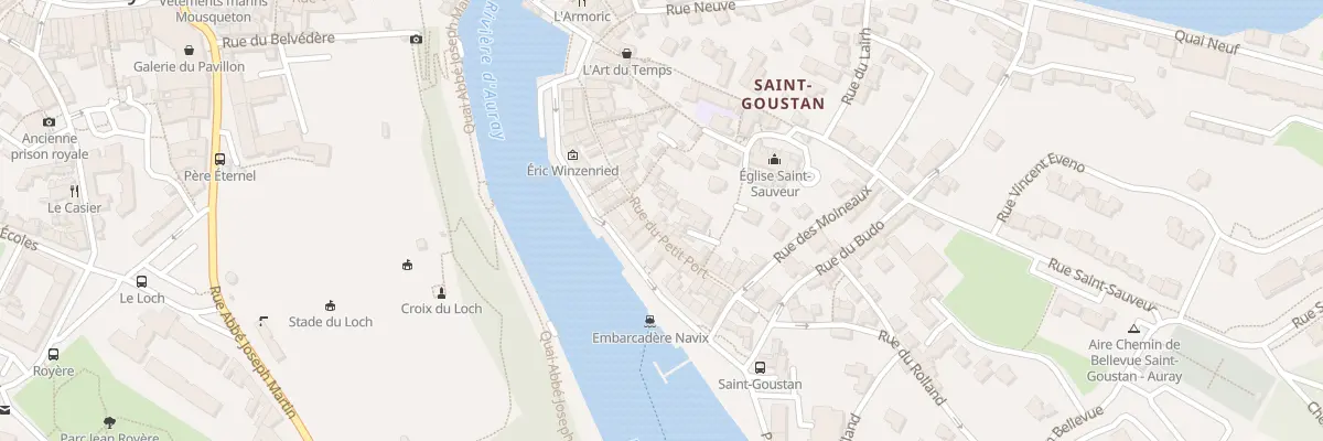 Plan du 33 Rue du Petit Port à Auray