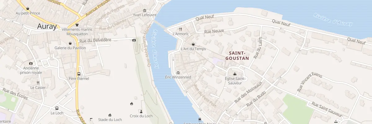 Plan du 7 Rue du Petit Port à Auray