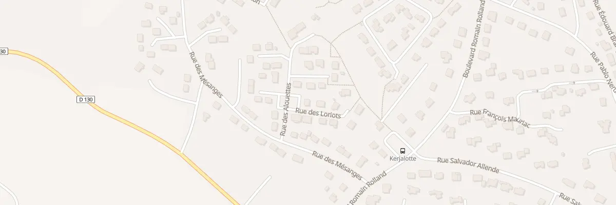 Plan du 3 Rue des Loriots à Pontivy