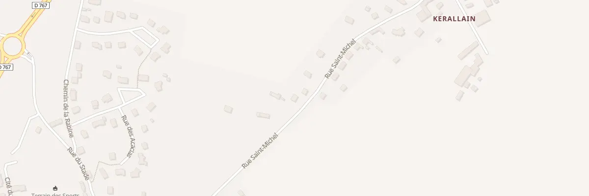Plan du 13 Rue St Michel à Neulliac