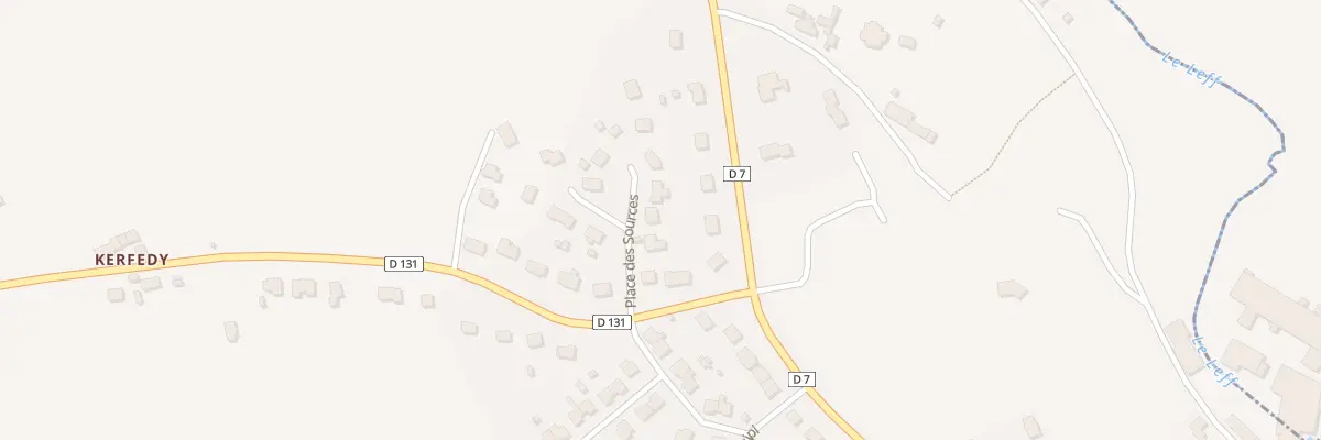 Plan du 2 Pl des Sources à Châtelaudren-Plouagat