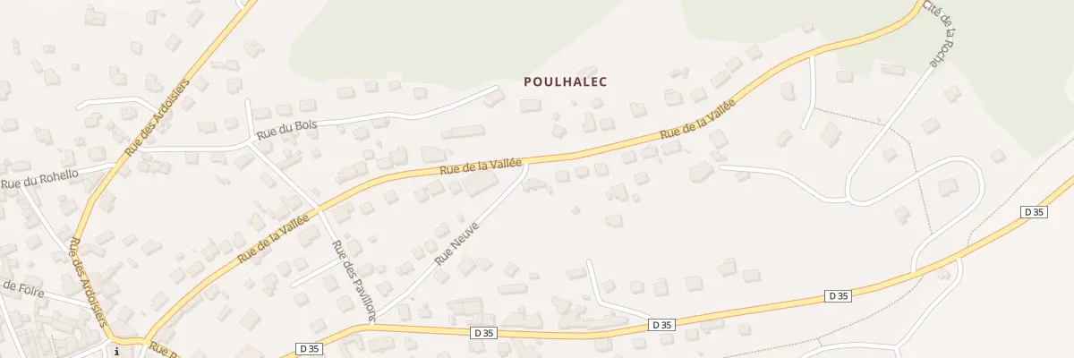 Plan du 2 Rue Neuve à Guerlédan