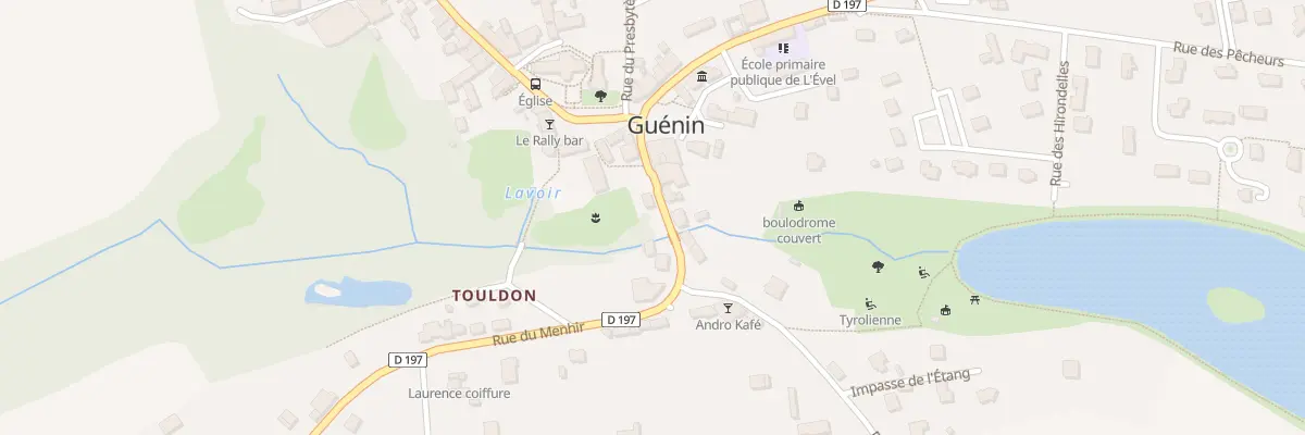 Plan du 6 Rue du Pont à Guénin