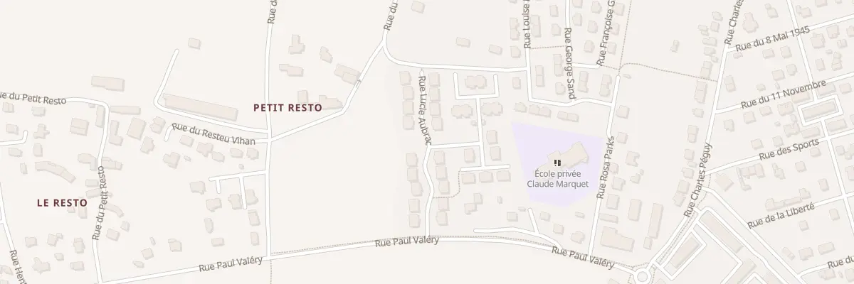 Plan du 3 Rue Françoise Dolto à Pontivy