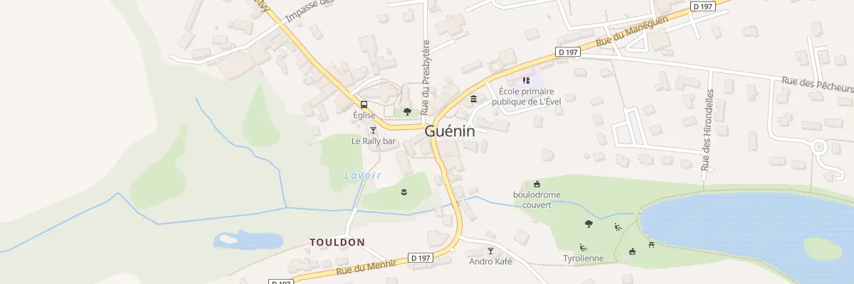Plan du 2 Rue du Pont à Guénin