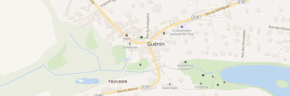 Plan du 6 Pl de l’Eglise à Guénin