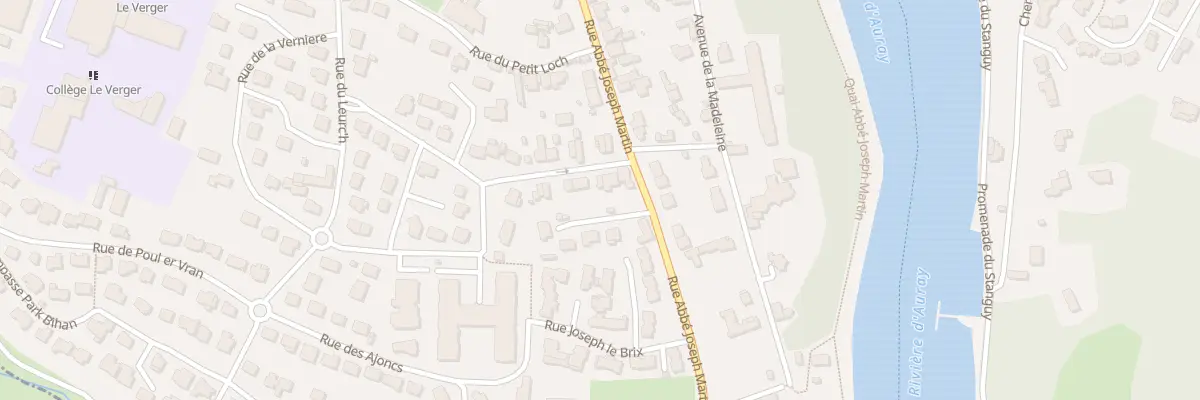 Plan du 5 Rue des Roses à Auray