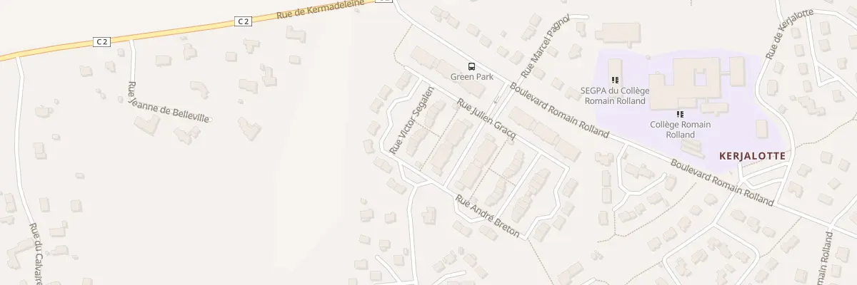 Plan du 6 Rue André Breton à Pontivy