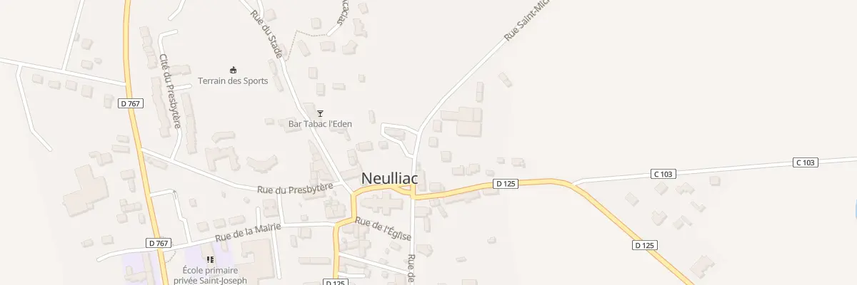 Plan du 4 Rue St Michel à Neulliac