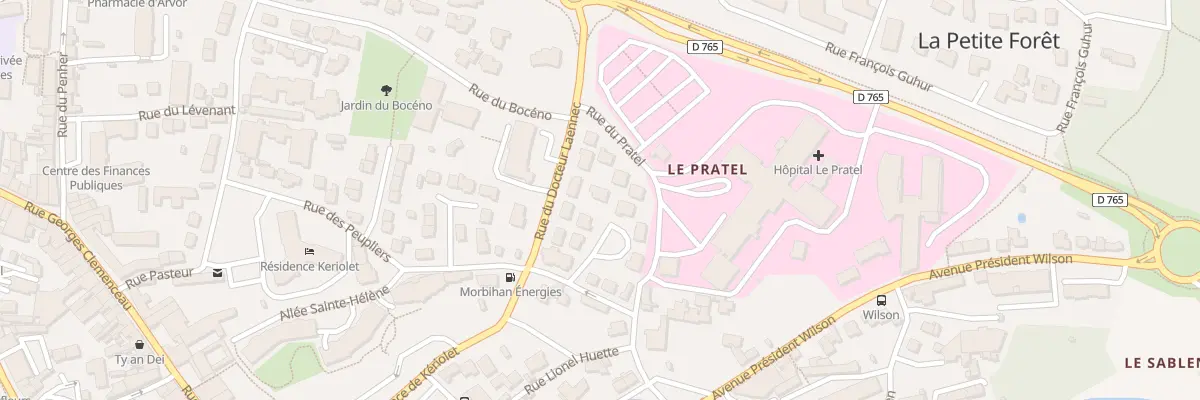 Plan du 4 Pl du Bocéno à Auray