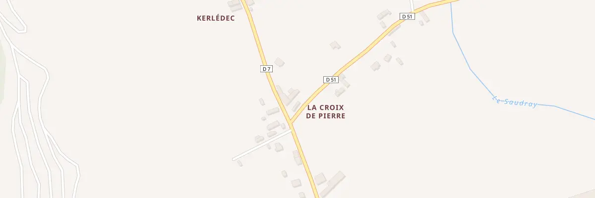 Plan du 7 La Croix de Pierre à Tressignaux