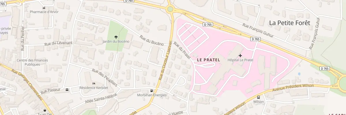 Plan du 9 Rue du Doc Laennec à Auray