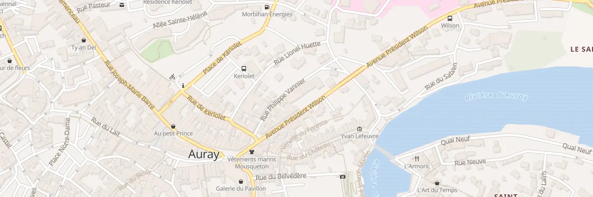 Plan du 27 Av du President Wilson à Auray