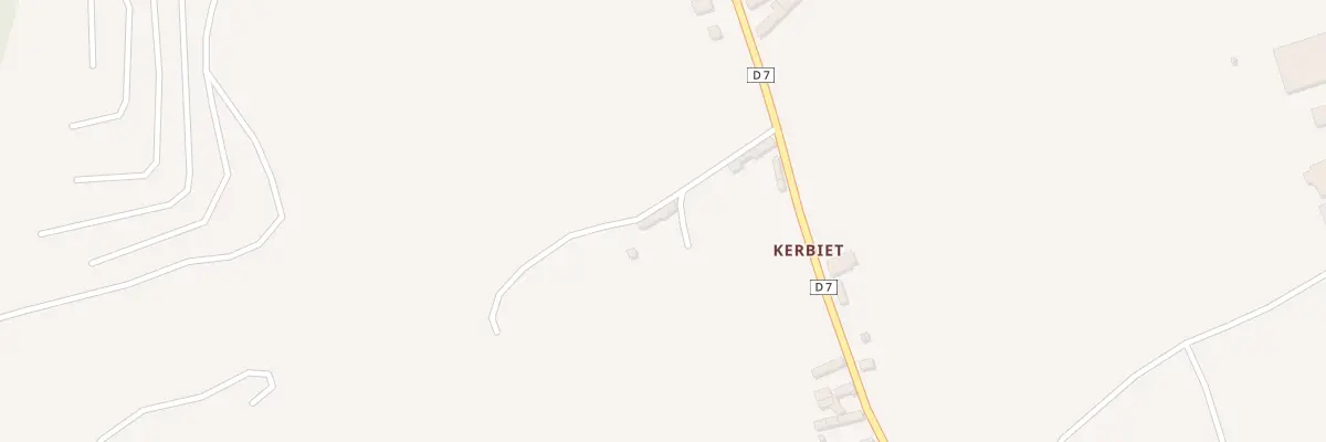Plan du 2 Kerbiet à Tressignaux