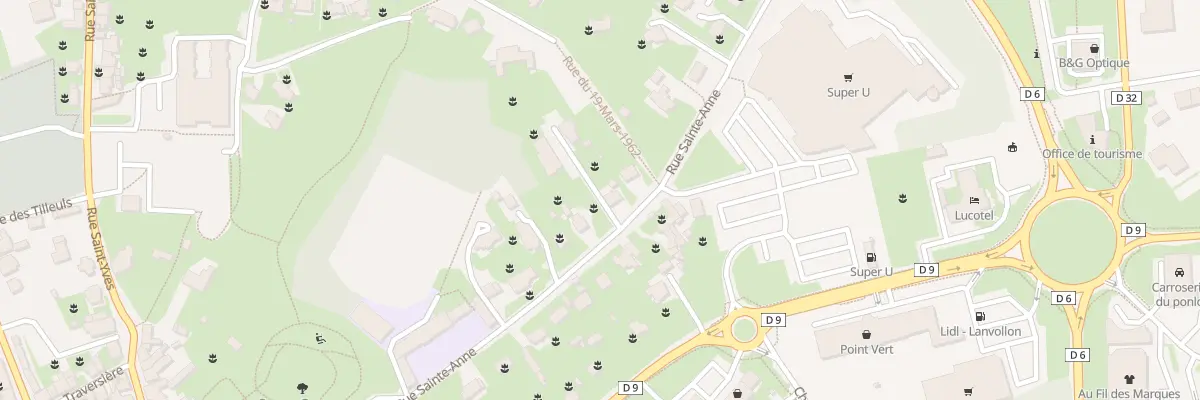 Plan du 15B Rue Ste Anne à Lanvollon