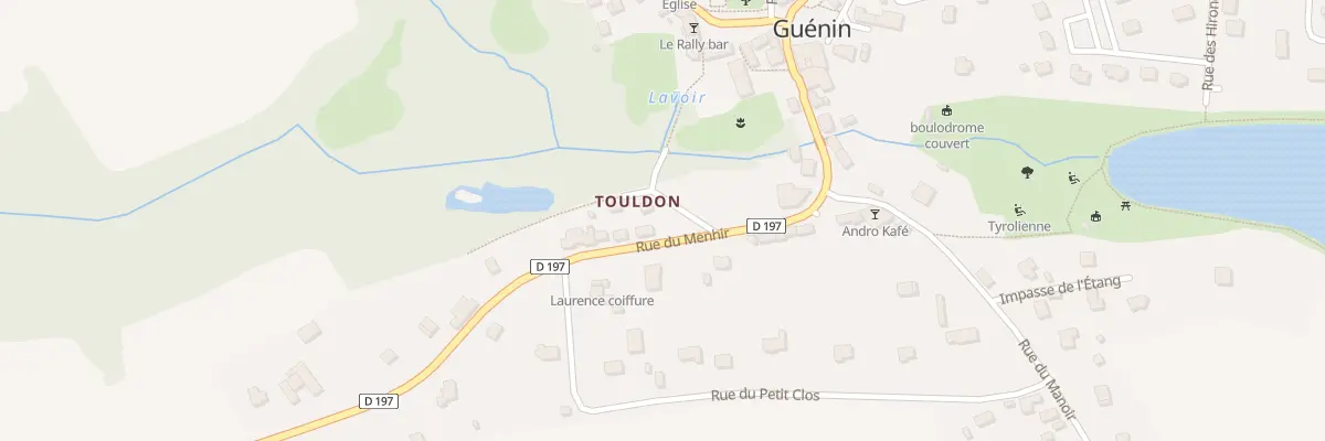 Plan du 4 Rue du Menhir à Guénin