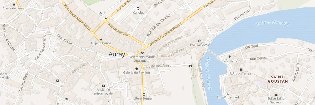 Plan du 19 Rue du Chateau à Auray