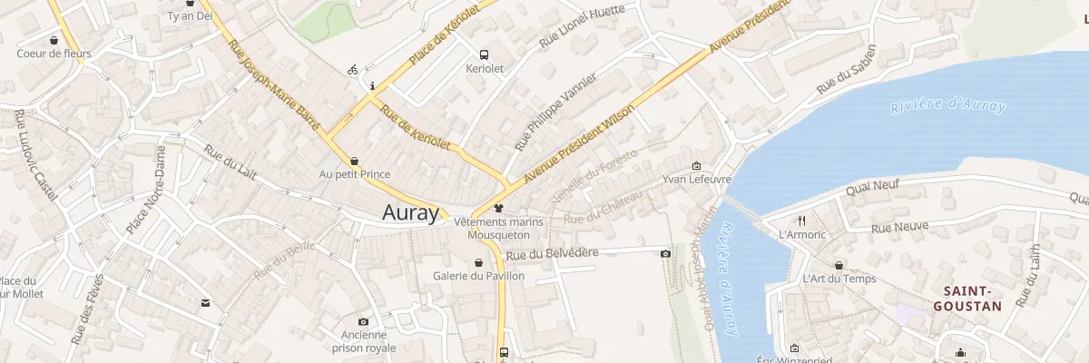 Plan du 8 Av du President Wilson à Auray