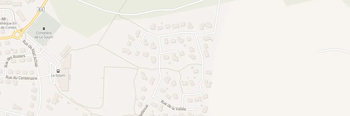 Plan du 22 Rue de Bellevue au Sourn