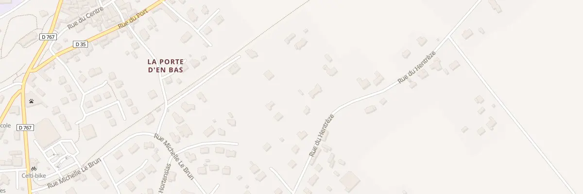 Plan du 29 Rue du Hentreze à Guerlédan