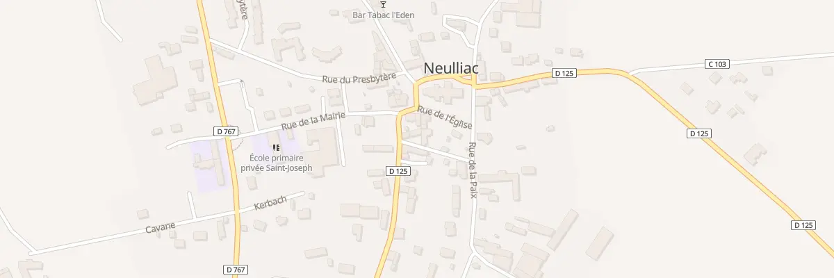 Plan du 3 Rue de Kerentre à Neulliac
