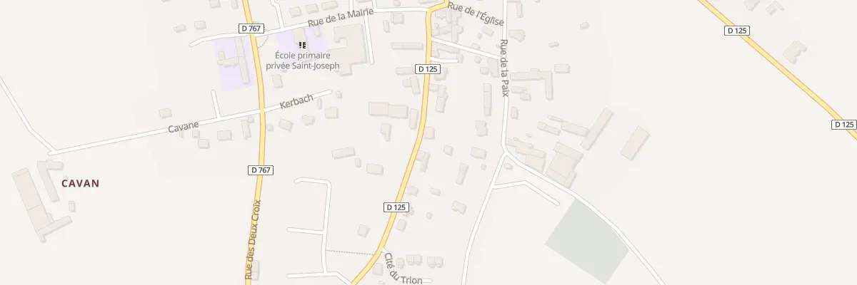 Plan du 13 Rue de Kerentre à Neulliac