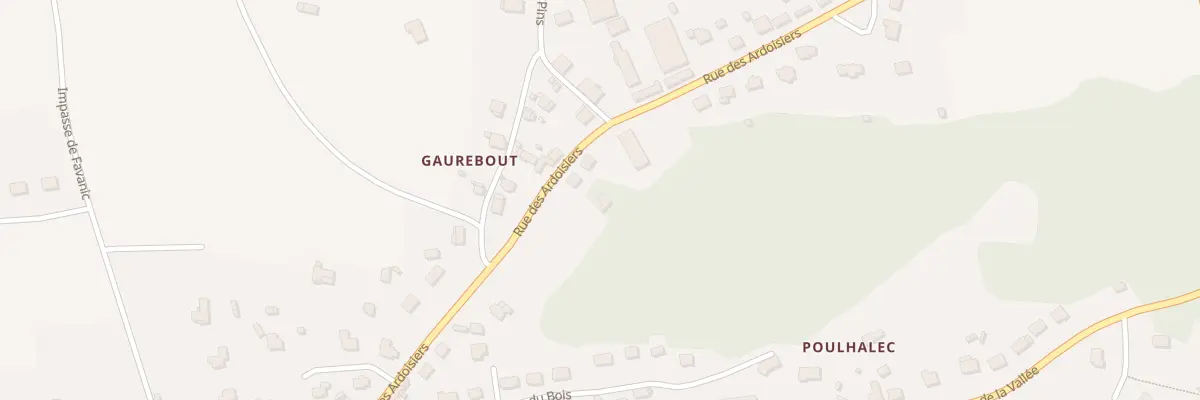Plan du 40 Rue des Ardoisiers Mur de Bre à Guerlédan
