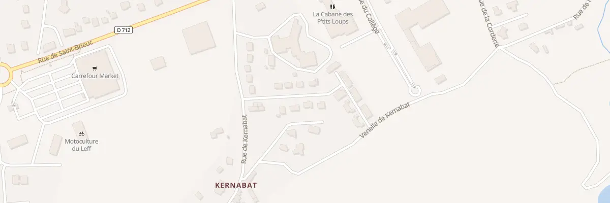 Plan du 8 Imp de Kernabat à Châtelaudren-Plouagat