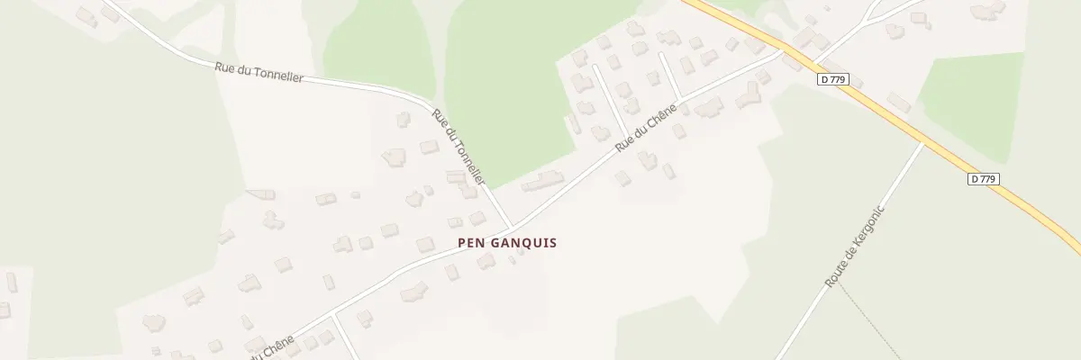Plan du 8 Rue du Chene à Camors