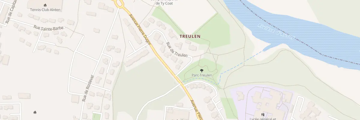 Plan du 4 Rue de Treulen à Auray