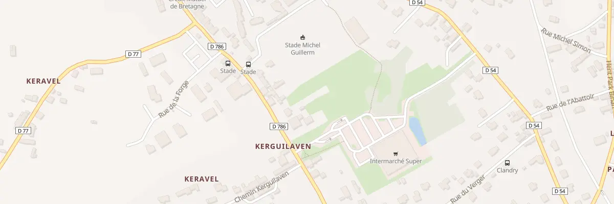 Plan du 13 Kerguilaven à Plouézec