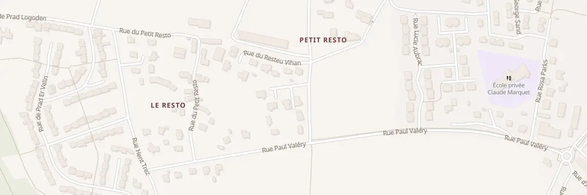 Plan du 60 Rue des Anc Combattants d’Afn à Pontivy