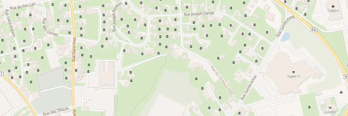Plan du 8 Rue du 19 Mars 1962 à Lanvollon