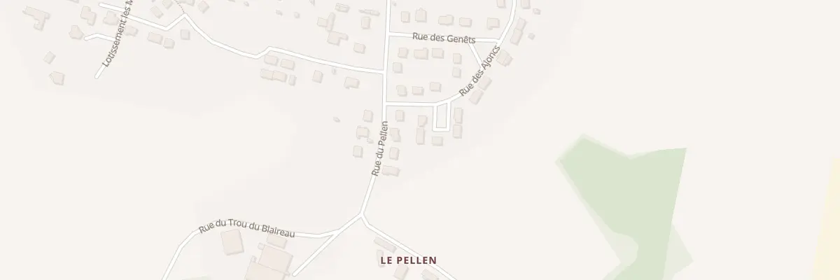 Plan du 4 Rue des Ajoncs au Sourn