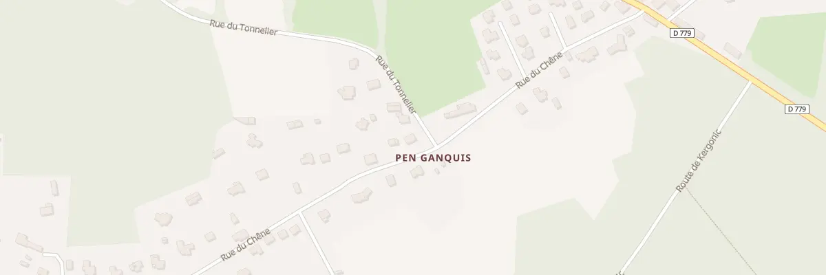Plan du 12 Rue du Chene à Camors