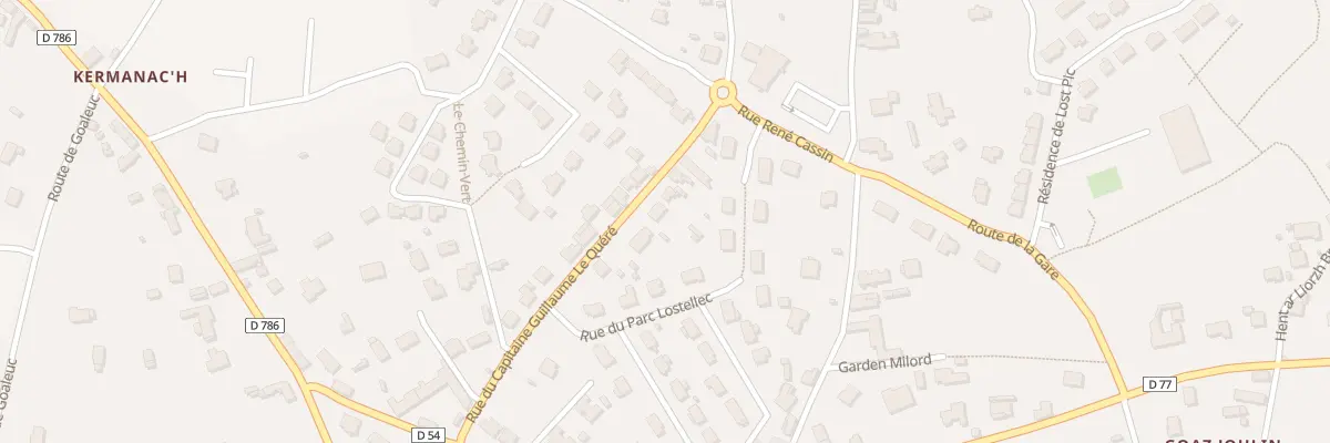 Plan du 8 Rue du Cap Guillaume Le Quere à Plouézec