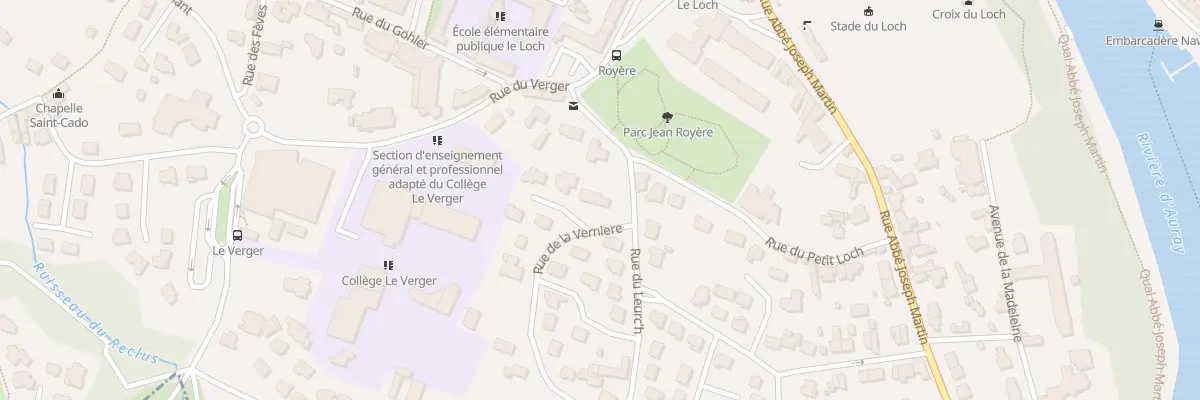 Plan du 2 Rue du Leurch à Auray