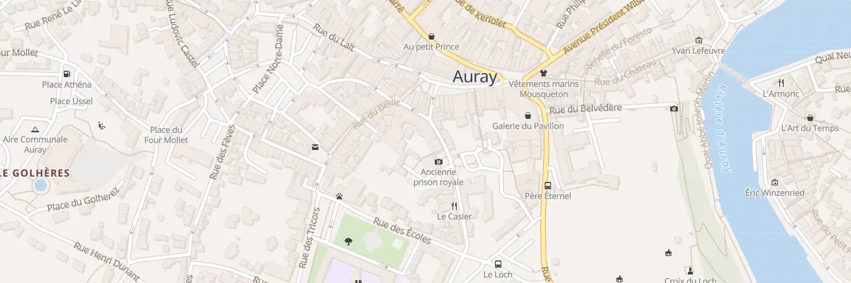 Plan du 2 Rue du Jeu de Paume à Auray