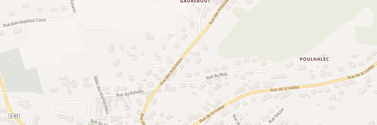 Plan du 26 Rue des Ardoisiers Mur de Bre à Guerlédan