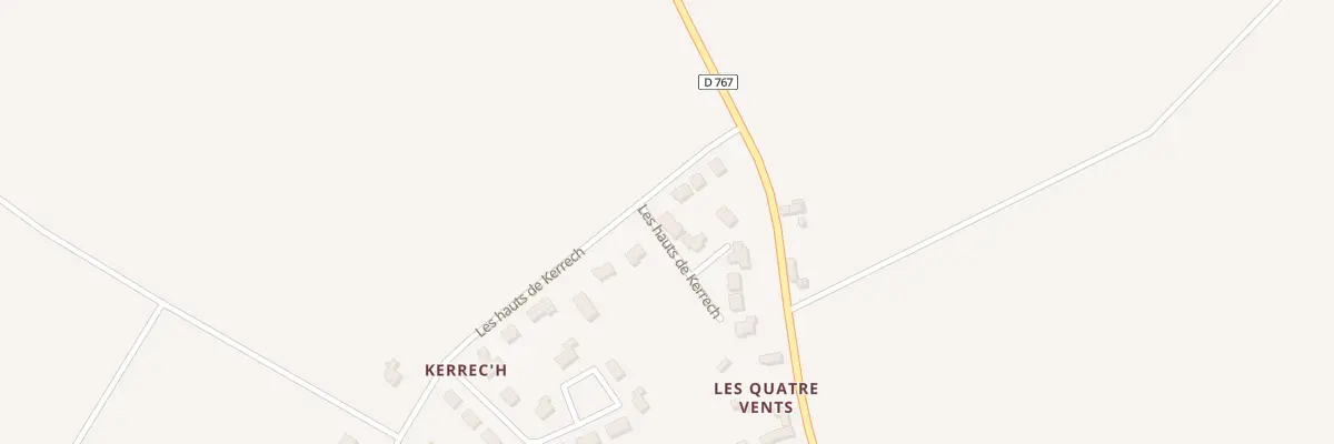 Plan du 4 Lot Les Hauts de Kerrech à Neulliac