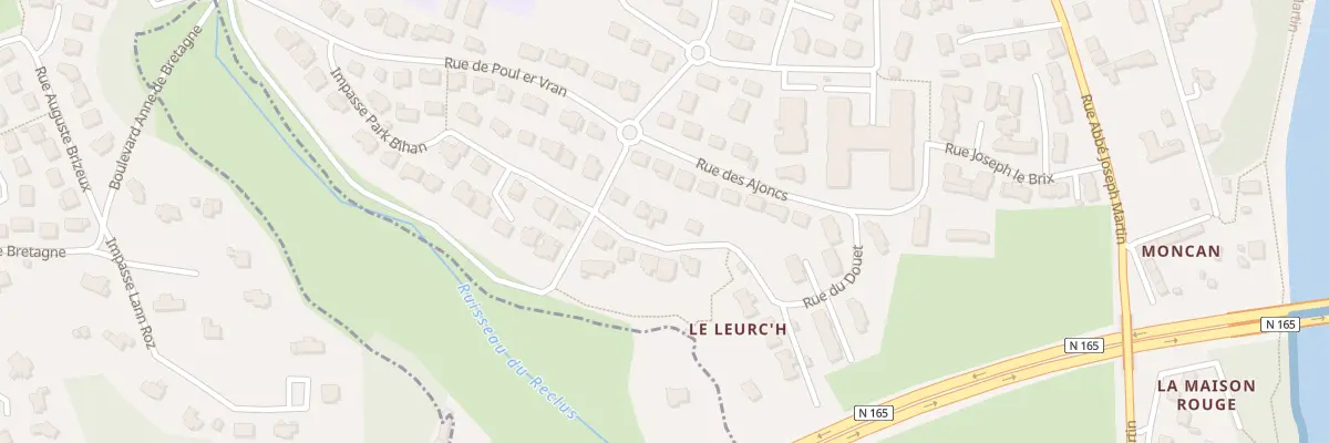 Plan du 6 Rue du Douet à Auray