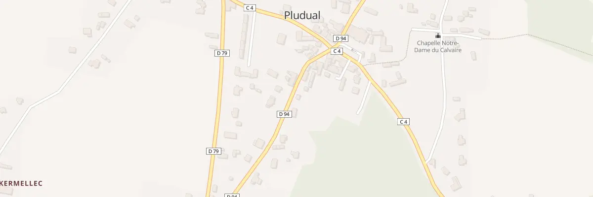 Plan du 9001 Le Bourg à Pludual