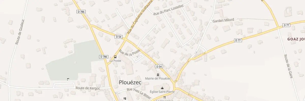 Plan du 20 Rue du Col Henri Simon à Plouézec