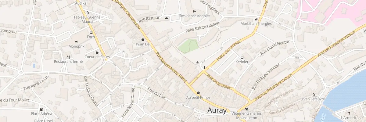 Plan du 8 Ven des Augustines à Auray