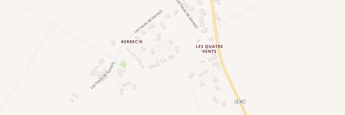 Plan du 5551 Kerrech à Neulliac