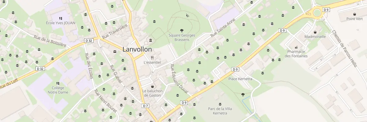 Plan du 6 Rue Ste Anne à Lanvollon
